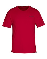 rotes T-Shirt mit einem Rundhalsausschnitt von VAUDE