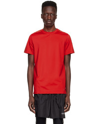 rotes T-Shirt mit einem Rundhalsausschnitt von Versace Underwear