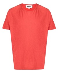 rotes T-Shirt mit einem Rundhalsausschnitt von YMC