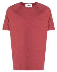 rotes T-Shirt mit einem Rundhalsausschnitt von YMC