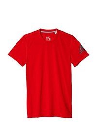 rotes T-shirt von adidas