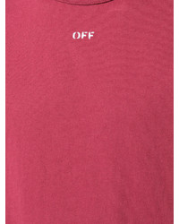 rotes T-shirt von Off-White