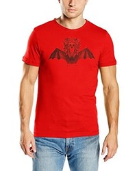 rotes T-shirt von BLEND
