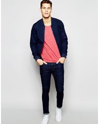 rotes T-shirt von Asos