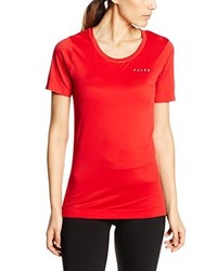 rotes T-shirt von Falke