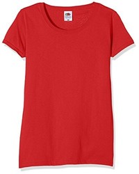 rotes T-shirt von Fruit of the Loom