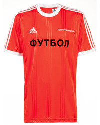 rotes T-shirt von Gosha Rubchinskiy