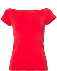 rotes T-shirt von Helmut Lang