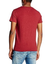 rotes T-shirt von Hilfiger Denim