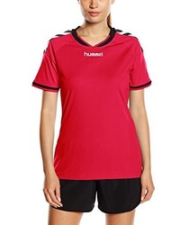 rotes T-shirt von Hummel