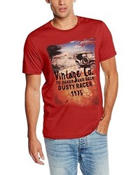rotes T-shirt von JACK & JONES VINTAGE