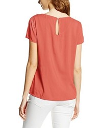 rotes T-shirt von Only