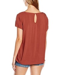 rotes T-shirt von Only