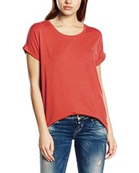 rotes T-shirt von Only