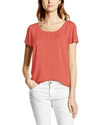 rotes T-shirt von Only