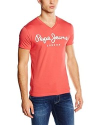 rotes T-shirt von Pepe Jeans