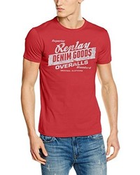 rotes T-shirt von Replay