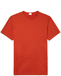 rotes T-shirt von Sunspel