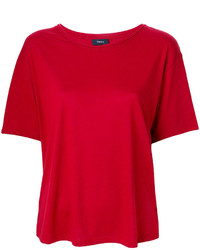rotes T-shirt von Theory