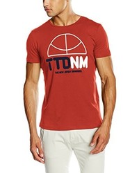 rotes T-shirt von Tom Tailor Denim