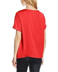 rotes T-shirt von VILA CLOTHES