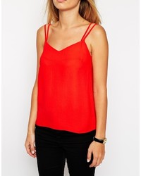 rotes Trägershirt von Asos