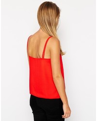 rotes Trägershirt von Asos