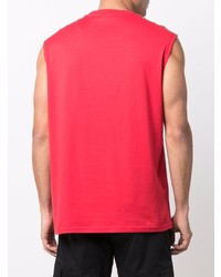 rotes Trägershirt von Philipp Plein