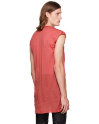 rotes Trägershirt von Rick Owens