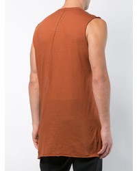 rotes Trägershirt von Rick Owens