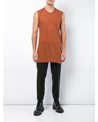 rotes Trägershirt von Rick Owens