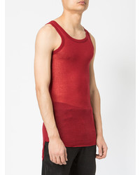 rotes Trägershirt von Ann Demeulemeester