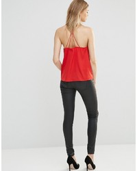 rotes Trägershirt von Vero Moda