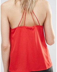 rotes Trägershirt von Vero Moda