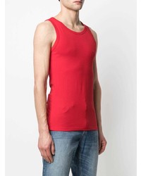rotes Trägershirt von Versace