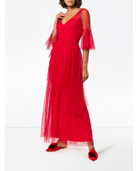 rotes Tüll Ballkleid von Staud