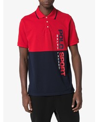 rotes und dunkelblaues Polohemd von Polo Ralph Lauren