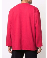 rotes und schwarzes bedrucktes Langarmshirt von UNDERCOVE