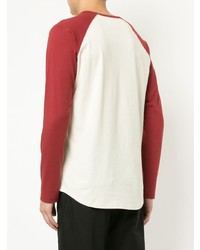 rotes und weißes Langarmshirt von Kent & Curwen