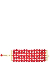 rotes Perlen Armband von Chanel
