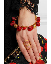rotes Perlen Armband von Dolce & Gabbana