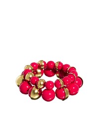 rotes Perlen Armband von Nali