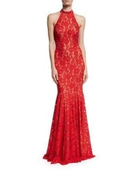 rotes Perlen Kleid