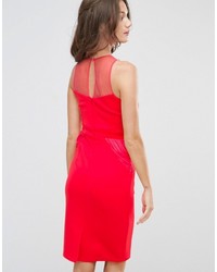 rotes verziertes figurbetontes Kleid von Little Mistress