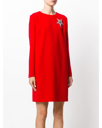 rotes verziertes Kleid von Iceberg