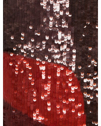 rotes verziertes Seidekleid von Tom Ford