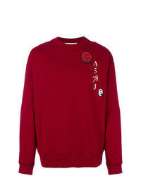 rotes verziertes Sweatshirt