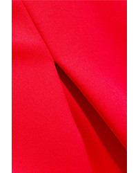 rotes Wollkleid von Alexander McQueen