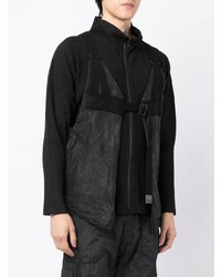 schwarze ärmellose Jacke von Boris Bidjan Saberi