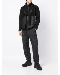 schwarze ärmellose Jacke von Boris Bidjan Saberi